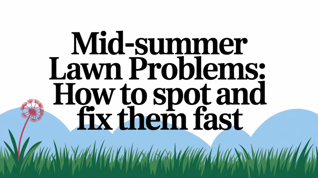 Mid-Summer Lawn Problems: How to Spot and Fix Them Fast