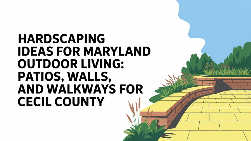 Hardscaping Ideas for Maryland Outdoor Living Patios, Walls, and Walkways for Cecil County