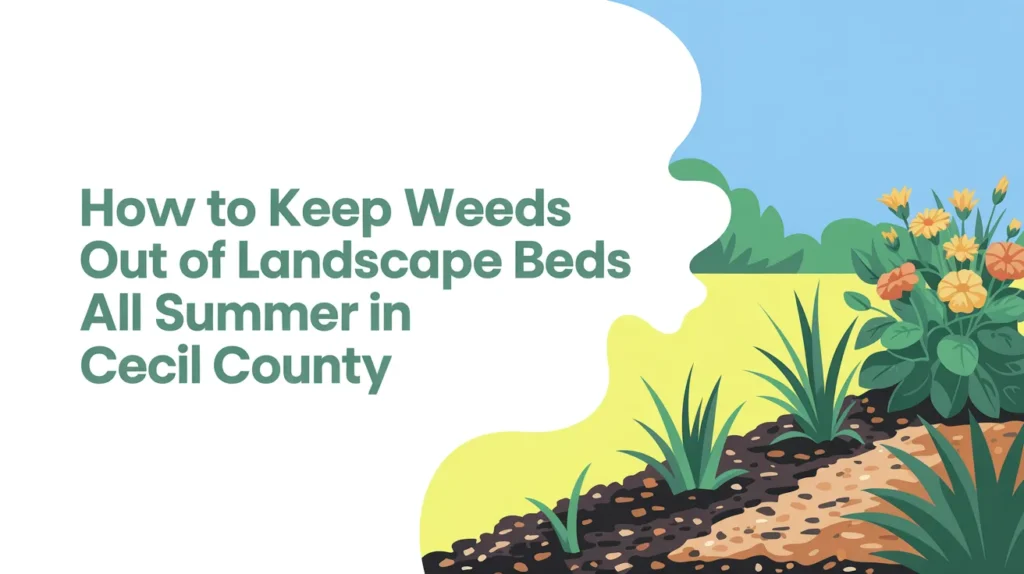 How to Keep Weeds Out of Landscape Beds All Summer in Cecil County