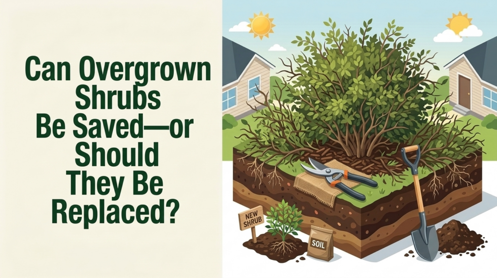 Can Overgrown Shrubs Be Saved—or Should They Be Replaced