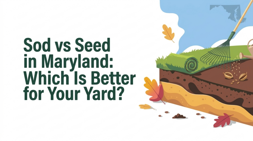Sod vs Seed in Maryland Which Is Better for Your Yard
